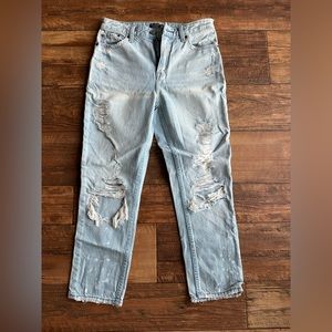 Ankle High Rise A&F jeans